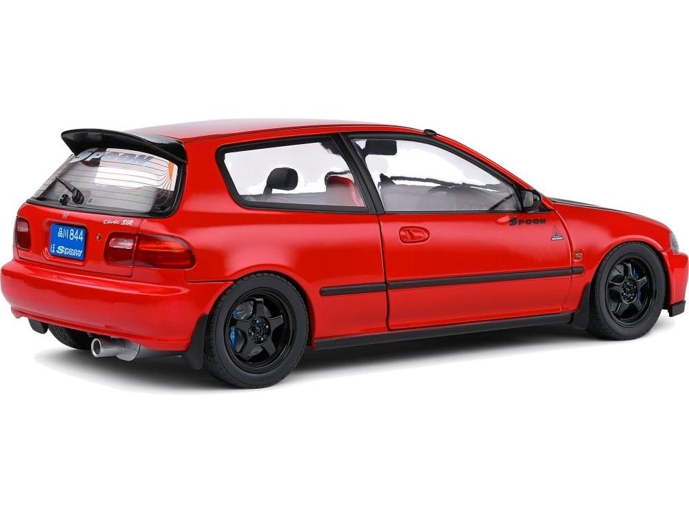 Honda Civic (EG6) Spoon Version Red 1991 1:18 Scale Diecast Model Car – Solido-Solido-Diecast Model Centre
