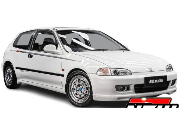 Honda Civic EG6 VTEC 1993 White 1:24 Scale Diecast Model Car – Maisto-Maisto-Diecast Model Centre