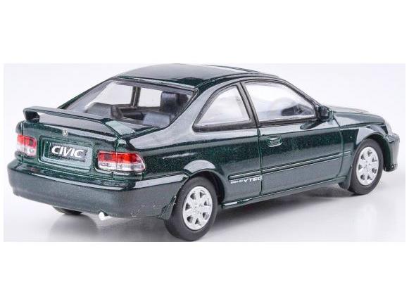 Honda Civic EM1 Clover Green Pearl 1999 (RHD) 1:64 Scale Paragon Diecast Model Car-Paragon-Diecast Model Centre