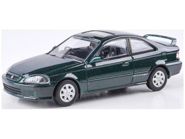 Honda Civic EM1 Clover Green Pearl 1999 (RHD) 1:64 Scale Paragon Diecast Model Car-Paragon-Diecast Model Centre