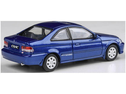 Honda Civic EM1 Electron Blue Pearl (Wingless) 1999 (RHD) 1:64 Scale Paragon Diecast Model Car-Paragon-Diecast Model Centre