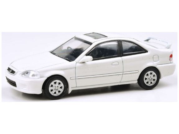 Honda Civic EM1 VTI-R 1999 Taffeta White - 1:64 Scale Diecast Model Car-Paragon-Diecast Model Centre