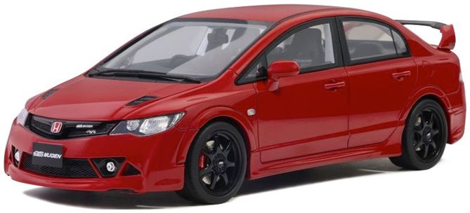 Honda Civic Mugen RR (FD2) Red 2008 1:18 Scale OttOmobile Resin Model-OttOmobile-Diecast Model Centre