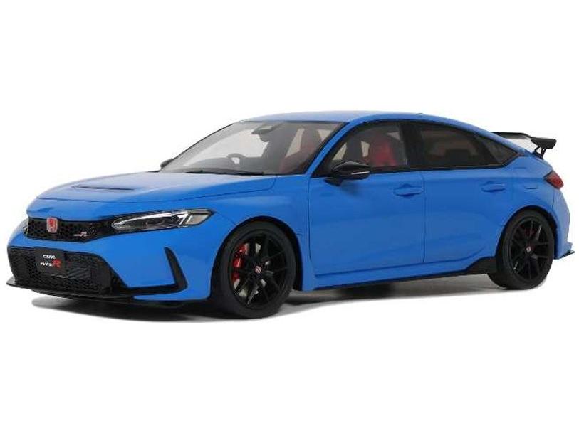 Honda Civic Type R 2022 Racing/Boost Blue Pearl 1:18 Scale OttOmobile Resin Model-OttOmobile-Diecast Model Centre