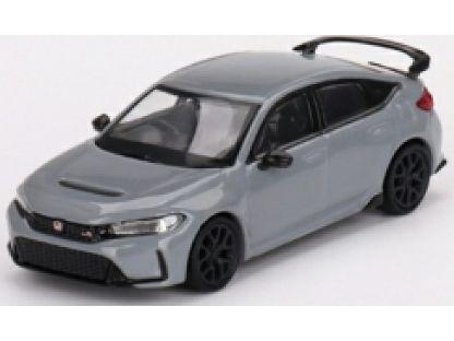 Honda Civic Type R 2023 Sonic Grey Pearl 2023 (RHD) 1:64 Scale MINI GT Diecast Model-MINI GT-Diecast Model Centre