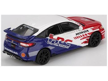 Honda Civic Type R 2024 Pace Car HRC (LHD) 1:64 Scale MINI GT Model Car-MINI GT-Diecast Model Centre
