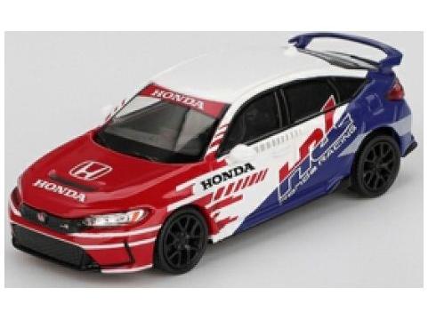 Honda Civic Type R 2024 Pace Car HRC (LHD) Blister Packaging 1:64 Scale MINI GT Model Car-MINI GT-Diecast Model Centre