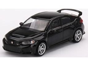 Honda Civic Type R Crystal Black Pearl 2023 w/Advan GT Wheel (RHD) 1:64 Scale MINI GT Diecast Model-MINI GT-Diecast Model Centre