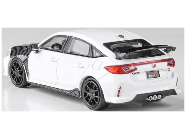 Honda Civic Type R FL5 White 2023 w/Carbon Parts (RHD) 1:64 Scale Diecast Model Car – Para64-Para64-Diecast Model Centre