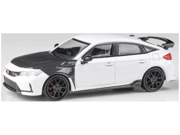 Honda Civic Type R FL5 White 2023 w/Carbon Parts (RHD) 1:64 Scale Diecast Model Car – Para64-Para64-Diecast Model Centre