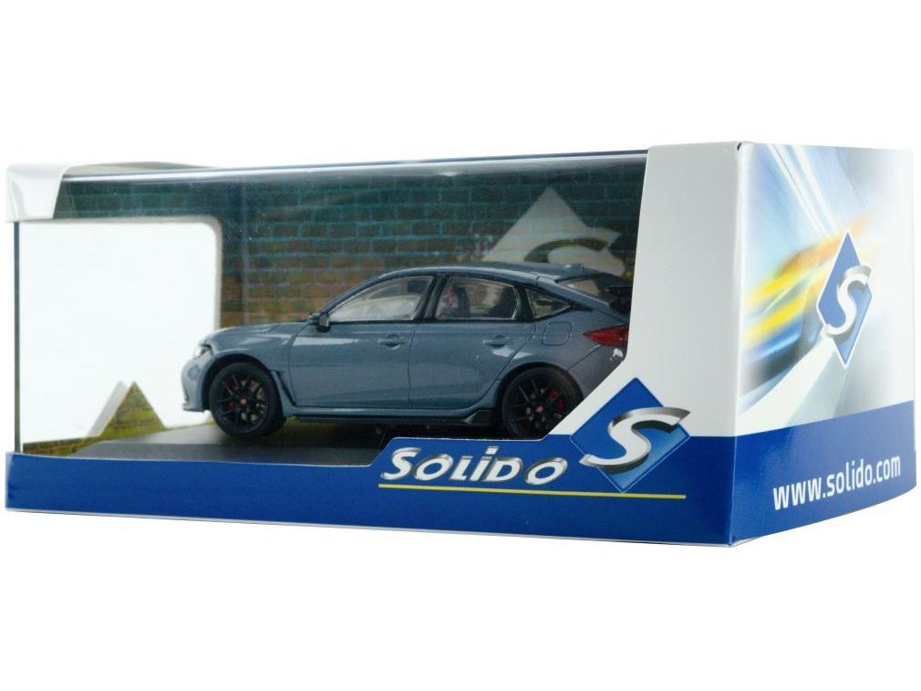 Honda Civic Type R Sonic Grey 2023 1:43 Scale Solido Diecast Model Car-Solido-Diecast Model Centre