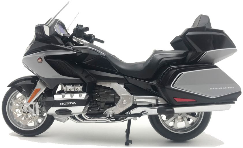Honda Goldwing Tour 2020 Heavy Grey Metallic 1:12 Scale LCD Diecast Model-LCD Models-Diecast Model Centre