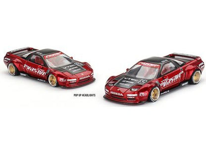 Honda NSX Evasive V1 red/black - 1:64 Scale Diecast Model Car-MINI GT-Diecast Model Centre