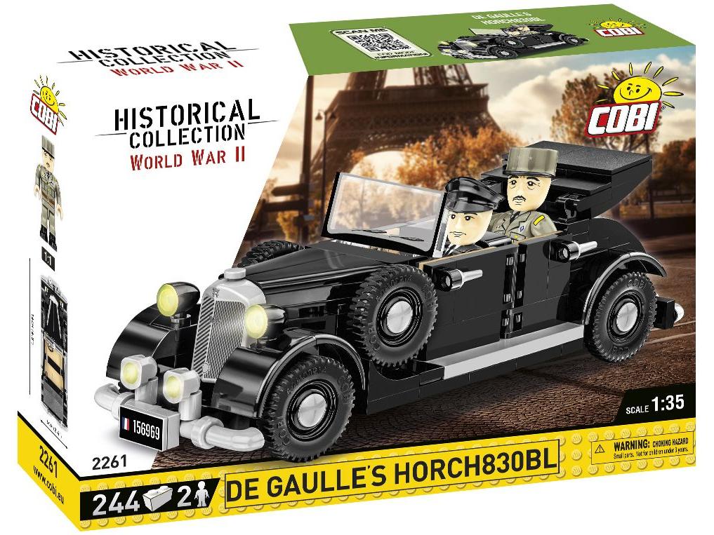 Horch 830 1936 CDG's 1936 WWII (244 pcs) Cobi Brick Build Kit-Cobi-Diecast Model Centre