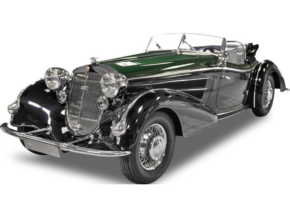 Horch 855 Roadster 1939 black/dark green - 1:18 Scale Diecast Model Car-Sun Star-Diecast Model Centre