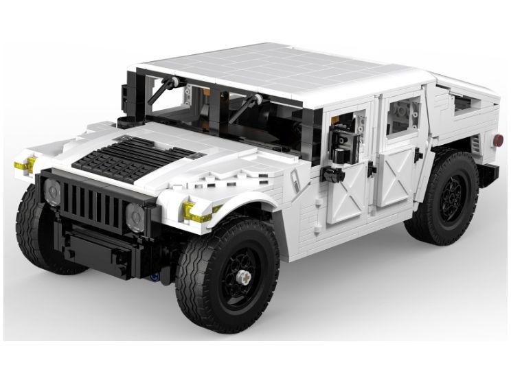 Humvee Off Load Truck Brick Builder White (1386pcs) Cada Kit