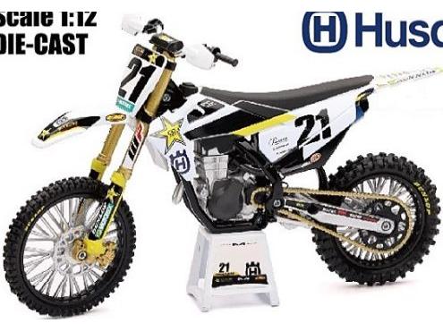 Husqvarna FC450 2020 Factory Racing Team Jason Anderson #21 1:12 Scale NewRay Diecast Model Motorcycle-NewRay-Diecast Model Centre