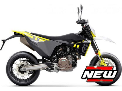 Husqvarna Husky 701 Supermoto black/white/yellow - 1:12 Scale Diecast Model Motorcycle-Maisto-Diecast Model Centre