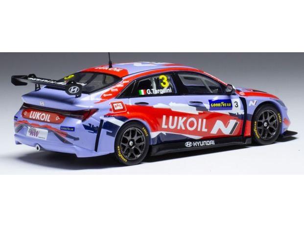 Hyundai Elantra N TCR #3 BRC Hyundai N SC Lukoil WTCR Portugal 2021 G.Tarquini 1:43 Scale IXO Diecast Model Car-IXO-Diecast Model Centre