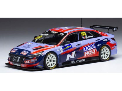 Hyundai Elantra N TCR #69 Engstler Hyundai Liqui Moly WTCR 2021 J-K.Vernay 1:43 Scale IXO Diecast Model Car-IXO-Diecast Model Centre