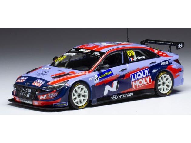 Hyundai Elantra N TCR #69 Engstler Hyundai Liqui Moly WTCR 2021 J-K.Vernay 1:43 Scale IXO Diecast Model Car-IXO-Diecast Model Centre