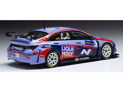 Hyundai Elantra N TCR #8 Engstler Hyundai Liqui Moly WTCR 2021 L.Engstler 1:43 Scale IXO Diecast Model Car-IXO-Diecast Model Centre
