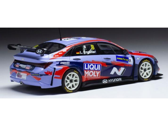 Hyundai Elantra N TCR #8 Engstler Hyundai Liqui Moly WTCR 2021 L.Engstler 1:43 Scale IXO Diecast Model Car-IXO-Diecast Model Centre