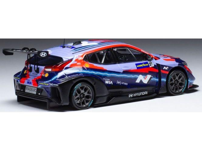 Hyundai Veloster N ETCR #27 Hyundai Motorsport N ETCR Pau 2021 L.Filippi 1:43 Scale IXO Diecast Model Car-IXO-Diecast Model Centre