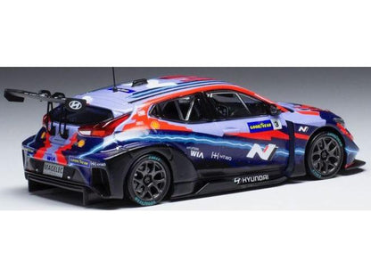 Hyundai Veloster N ETCR #3 Hyundai Motorsport N ETCR Pau 2021 T.Chilton 1:43 Scale IXO Diecast Model Car-IXO-Diecast Model Centre