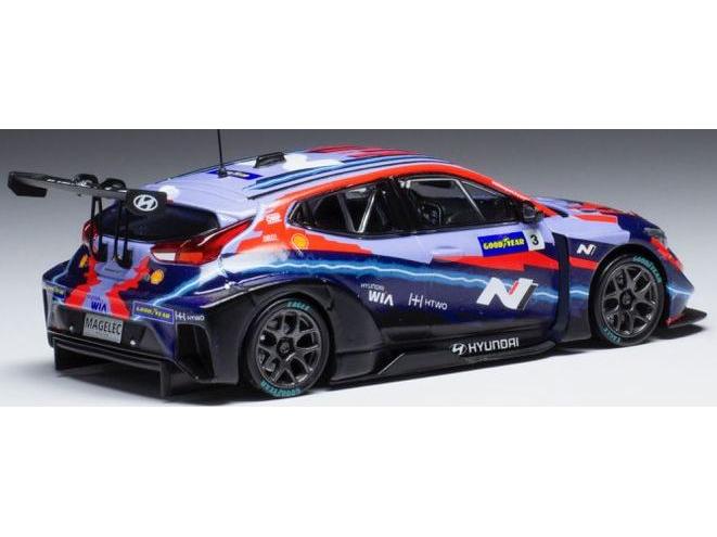 Hyundai Veloster N ETCR #3 Hyundai Motorsport N ETCR Pau 2021 T.Chilton 1:43 Scale IXO Diecast Model Car-IXO-Diecast Model Centre
