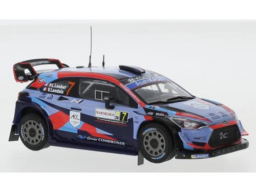 Hyundai i2 Coupe WRC #7 WRC Rallye Sardinien 2020 P. L. Loubet/V.Landais 1:43 Scale IXO Diecast Model Car-IXO-Diecast Model Centre