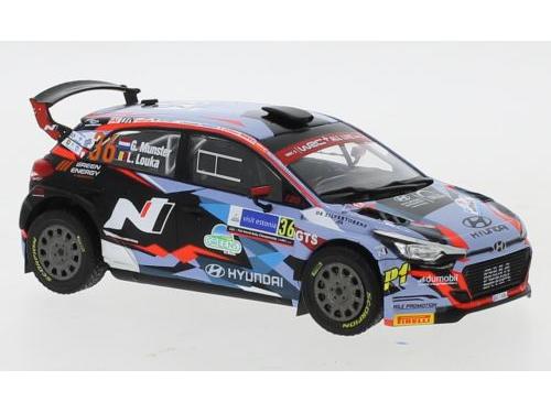 Hyundai i2 R5 #36 WRC Rallye Estonia 2020 G.Munster/L.Louka 1:43 Scale IXO Diecast Model Car-IXO-Diecast Model Centre