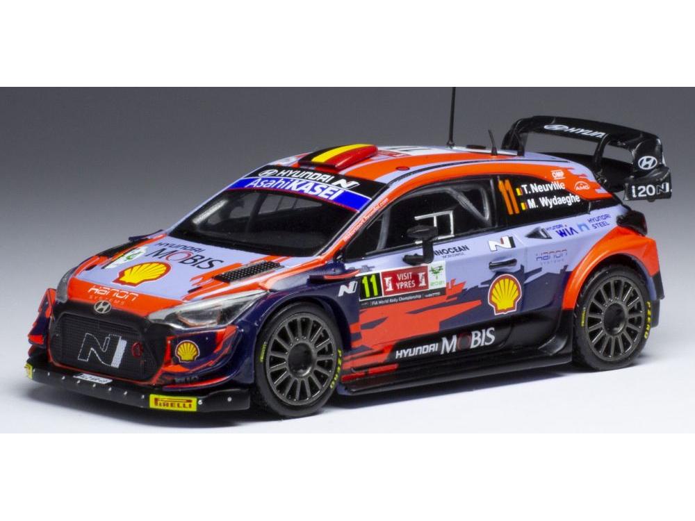 Hyundai i20 Coupe WRC #11 Rally Ypres 2021 T.Neuville/M.Wydaeghe 1:43 Scale IXO Diecast Model Car-IXO-Diecast Model Centre