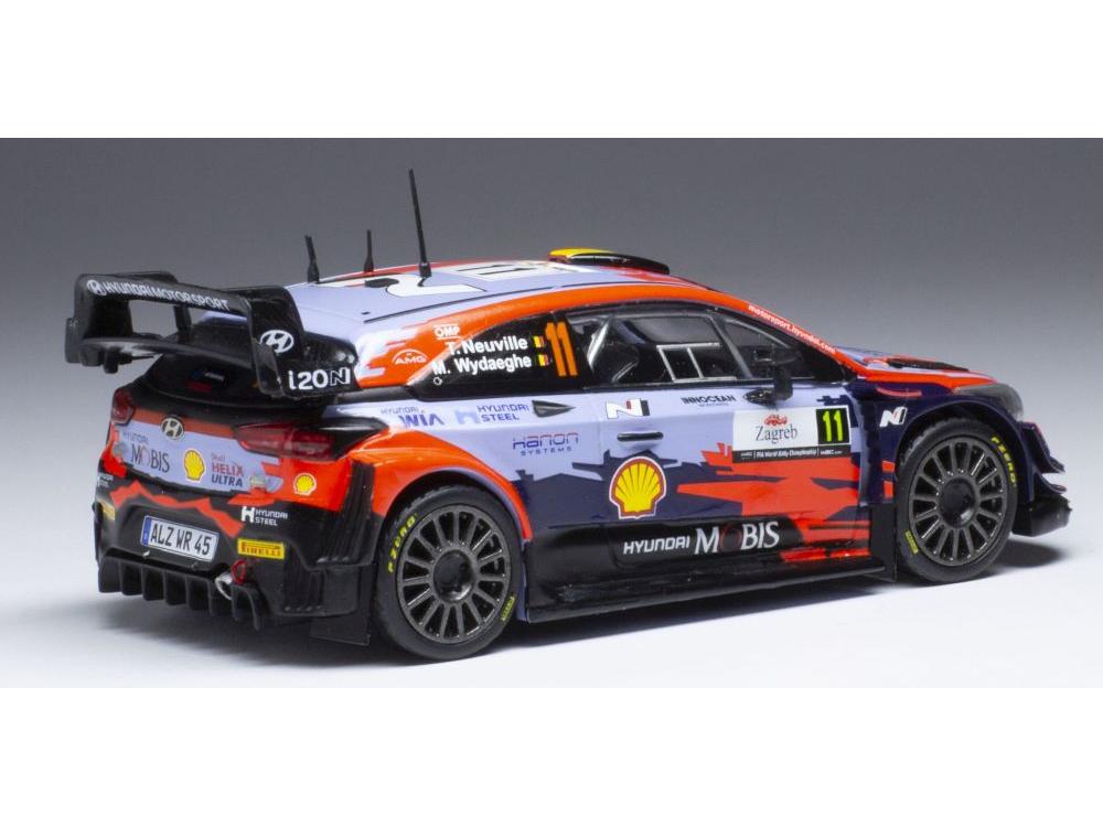 Hyundai i20 Coupe WRC #11 WRC Rally Croatia 2021 T.Neuville/M.Wydaeghe 1:43 Scale IXO Diecast Model Car-IXO-Diecast Model Centre