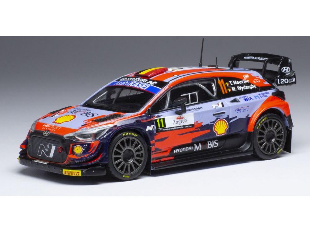 Hyundai i20 Coupe WRC #11 WRC Rally Croatia 2021 T.Neuville/M.Wydaeghe 1:43 Scale IXO Diecast Model Car-IXO-Diecast Model Centre