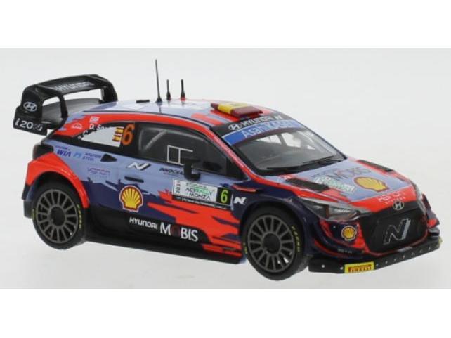 Hyundai i20 Coupe WRC #6 Hyundai Motorsport N WRC Monza D.Sordo/C.Carrera 1:43 Scale IXO Diecast Model Car-IXO-Diecast Model Centre