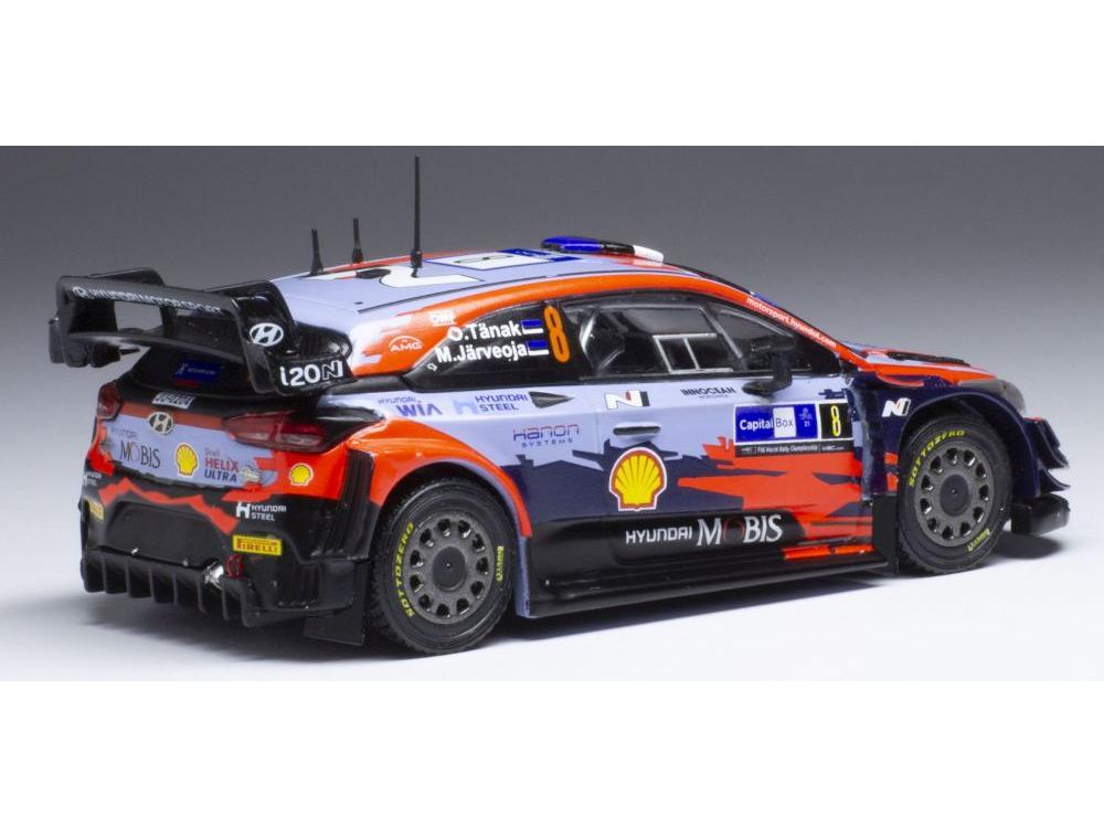 Hyundai i20 Coupe WRC #8 WRC Arctic Rally Finland 2021 O.Tanak/M.Jarveoja 1:43 Scale IXO Diecast Model Car-IXO-Diecast Model Centre
