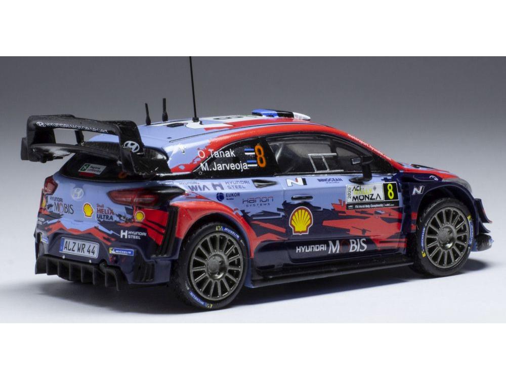 Hyundai i20 Coupe WRC #8 WRC Rallye Monza 2020 S.Ogier/M.Jarveoja 1:43 Scale IXO Diecast Model Car-IXO-Diecast Model Centre