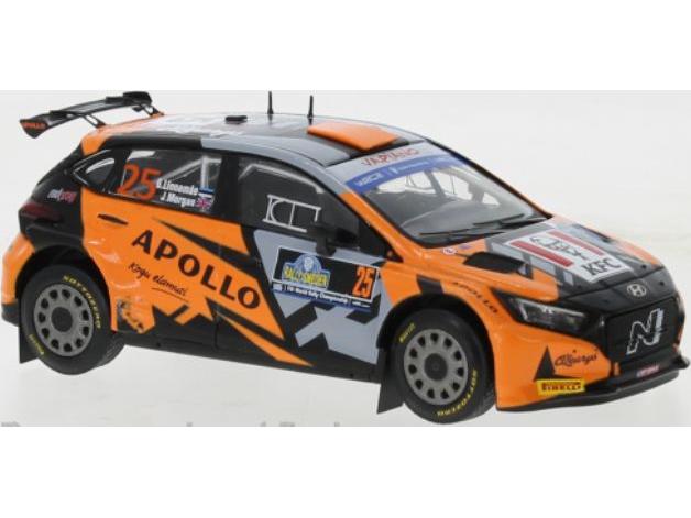 Hyundai i20 N #25 WRC2 Rally Sweden 2023 G.Linnamae/J.Morgan 1:43 Scale IXO Diecast Model Car-IXO-Diecast Model Centre