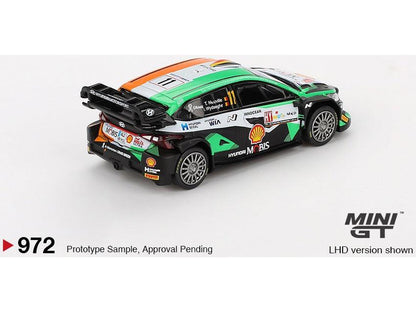 Hyundai i20 N Rally Rally Croatia 2023 Power Stage Winner #11 (LHD) 1:64 Scale Diecast Model Car – MINI GT-MINI GT-Diecast Model Centre