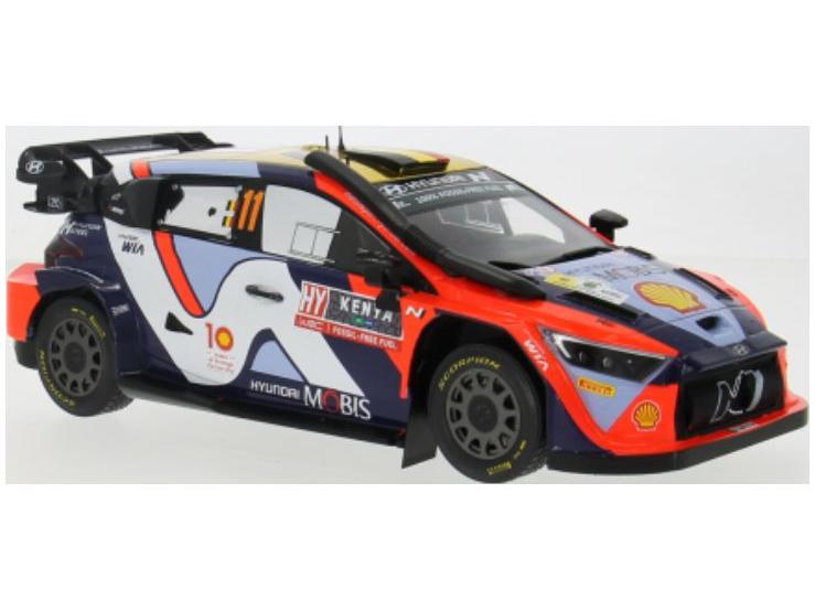 Hyundai i20 N Rally1 #11 T.Neuville/M.Wydaeghe WRC Safari Rallye Kenya 2024 1:18 Scale Diecast Model-IXO-Diecast Model Centre