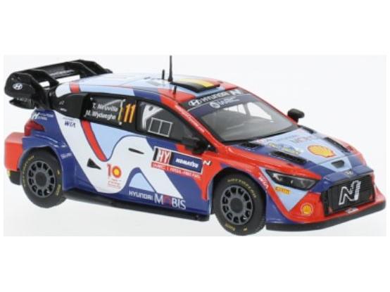 Hyundai i20 N Rally1 #11 WRC Rallye Sweden 2024 T.Neuville/M.Wydaeghe 1:43 Scale IXO Diecast Model Car-IXO-Diecast Model Centre