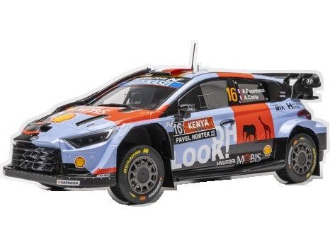 Hyundai i20 N Rally1 #16 Safari Rallye Kenya 2026 A.Fourmaux/A.Coria 1:43 Scale Diecast Car – IXO-IXO-Diecast Model Centre