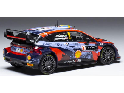 Hyundai i20 N Rally1 #2 WRC Rally Monte Carlo 2022 O.Solberg/E.Edmondson 1:43 Scale IXO Diecast Model Car-IXO-Diecast Model Centre