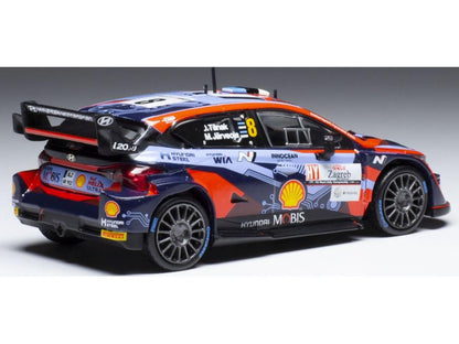 Hyundai i20 N Rally1 #8 WRC Rally Croatia 2022 O.Tanak/M.Jarveoja 1:43 Scale IXO Diecast Model Car-IXO-Diecast Model Centre