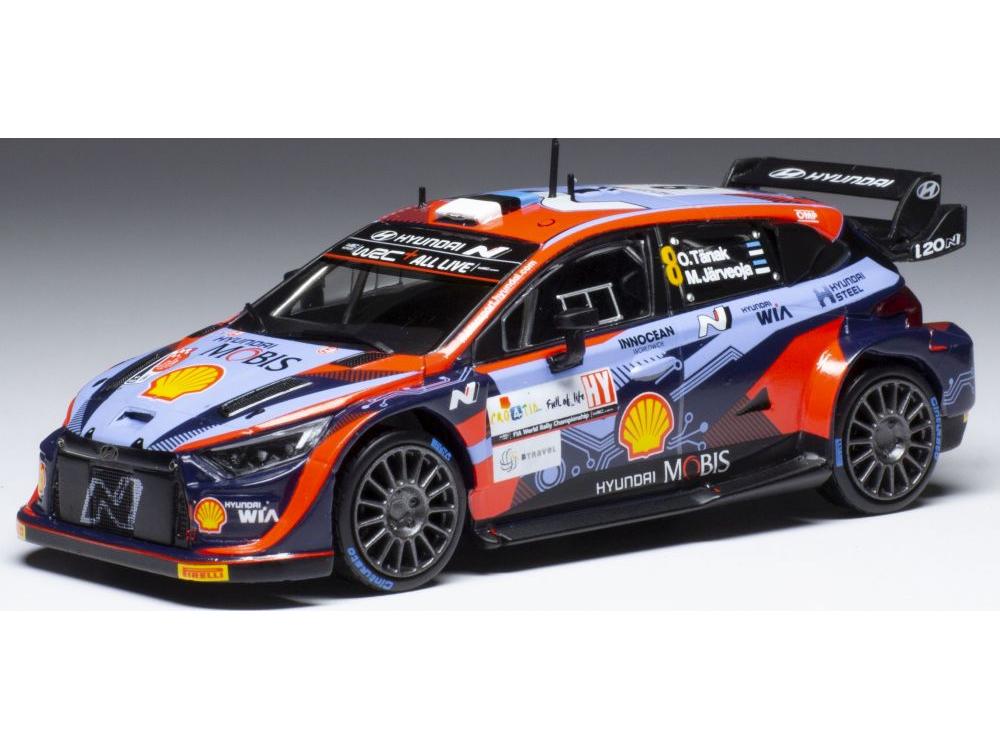 Hyundai i20 N Rally1 #8 WRC Rally Croatia 2022 O.Tanak/M.Jarveoja 1:43 Scale IXO Diecast Model Car-IXO-Diecast Model Centre