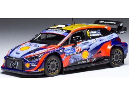 Hyundai i20 N Rally1 #8 WRC Rallye Finland 2022 O.Tanak/M.Jarveoja 1:43 Scale IXO Diecast Model Car-IXO-Diecast Model Centre