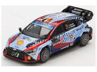 Hyundai i20 N Rally1 Hybrid #11 Winner Monte Carlo Rally 2024 - 1:64 Scale Model Car-MINI GT-Diecast Model Centre