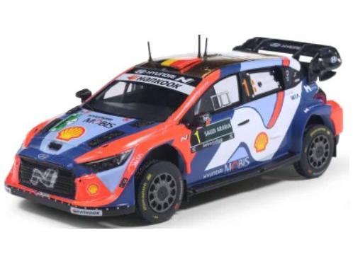 Hyundai i20 N Rally1 Rally Saudi Arabia 2025 #1 T.Neuville/M.Wydaeghe 1:43 Scale IXO Diecast Model Car-IXO-Diecast Model Centre