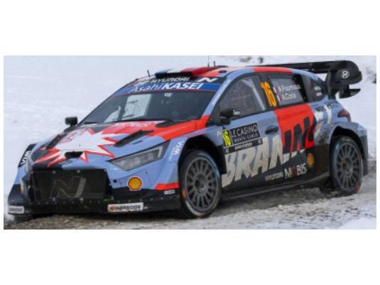 Hyundai i20 N Rally1 Rallye Monte Carlo 2026 #16 A.Fourmaux/A.Coria 1:18 Scale IXO Diecast Model Car-IXO-Diecast Model Centre